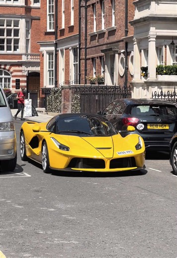 Yellow Laferrari in London: A Eye-Catching Hypercar