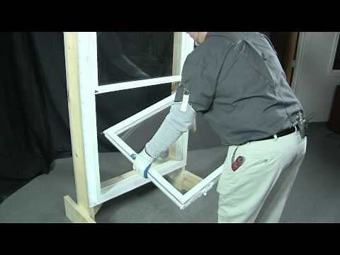 How to remove and replace a bottom & top sash