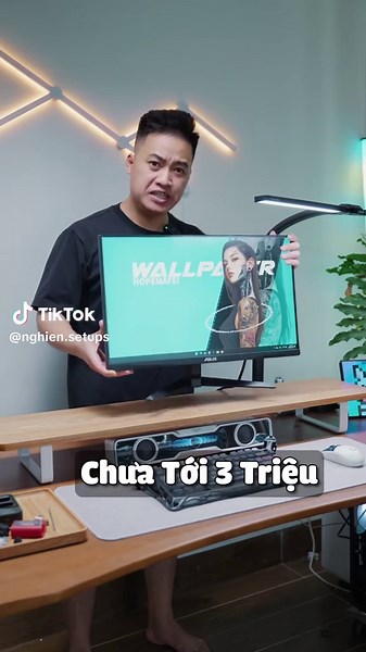 Màn hình gaming ngon bổ rẻ, tàn số quét cao mà còn là hãng lớn. Múc thôi ae ơi Asus TUF VG249QE5A #nghiensetup #desksetup #manhinhmaytinh