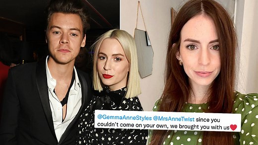 Harry Styles' sister Gemma responds to fans' Love On Tour face masks