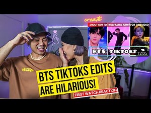 Couple First Time Watch Reaction to BTS TikTok Compilation