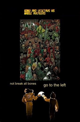 Goku and Vegeta vs. The Avengers