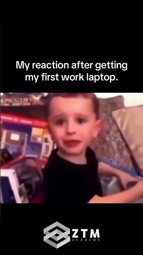 POV: You just got your first work laptop