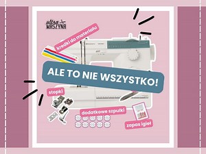 Maszyna do szycia ➕ Instrukcja obsługi w formie KURSU WIDEO ➕ Akcesoria do szycia NA START ➕ możliwość dokupienia dodatkowego kursu online z Podstaw Szycia w ultra atrakcyjnej cenie❗ Tyle możliwości w jednym sklepie i... takie cuda, tylko w UltraMaszynie😍 | ultraMaszyna