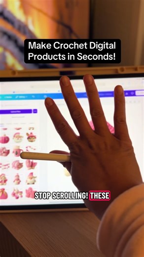 Make Crochet Digital Products in Seconds! #digitalproductstosell #digitalproductsforbeginners #digitalproducts #dfydigitalproducts #digitalproductstosellonline
