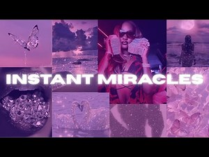 Miracle Magnet Subliminal: Instant Miracles, Blessings + Good Fortune