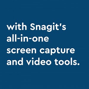 Richly featured. Easy to use. Platform agnostic. Experience the "more than a screen capture" tool trusted by millions. | Snagit | Facebook