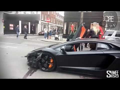 スーパーカー、高級車のクラッシュ事故集