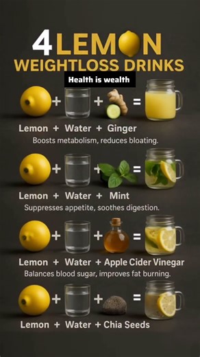 DETOX DRINKS USING LEMON🍋#health #shorts