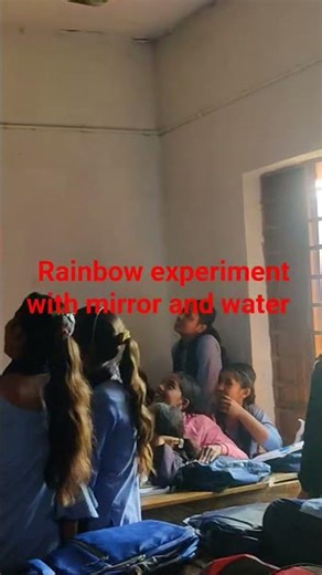 #project based learning#rainbow experiment with mirror and water