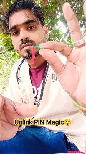 paper clip link 🖇️ unlink magic #magic #foryou #tricks #short #magictricks