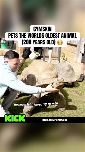 This animal is 200 years old 💀 #gymskin