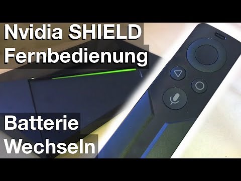 Batterie Wechsel an der Nvidia Shield Fernbedienung (so geht's)