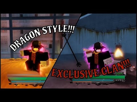 Mighty Secunda - DRAGON STYLE + EXCLUSIVE YOUTUBER CLAN ALL SKILLS SHOWCASE - Roblox