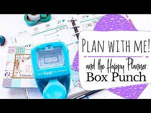 Plan with Me using the Happy Planner Box Punch | MamaJenePlans | Crafty Planners Club