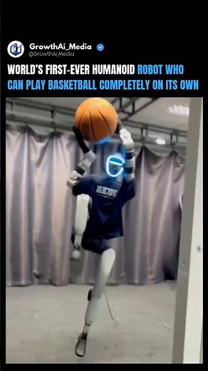 🚨 World’s First Humanoid Robot which can play Basketball entirely on its own