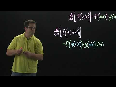 Chain Rule - Composition of Three Functions - Example 3
