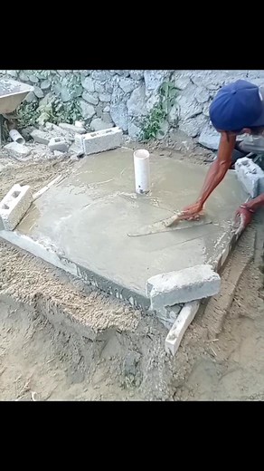 14K views · 60 reactions | Pouring a concrete slab over the septic tank | Andris Brick Art | Facebook
