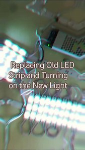 Satisfying LED Lighting Project Success | Replacing Old LED Strip and Turning ,cap boy