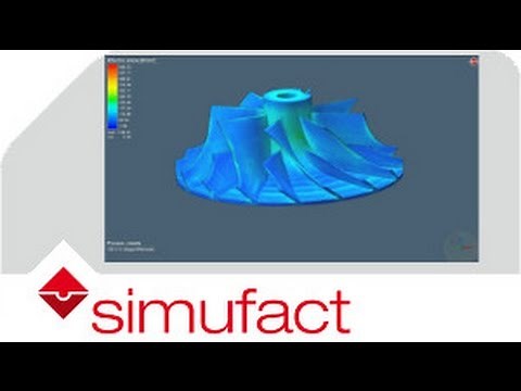 Simulation of residual stress during the additive manufacturing of an impeller | Simufact