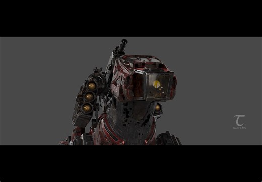 Red Robot Dog -Texturing and Lookdev, Rohit Srivastava