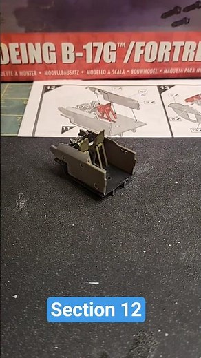 Starboard cockpit tub sidewall! BOEING B-17G - 1:72. Airfix skill 3.