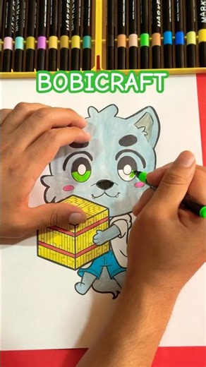 Drawing Bobicraft with Hama Beads #bobicraft #hamabeads #minecraft
