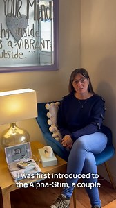 When Angela tried Alpha-Stim® at Corby Mind in the UK, she didn't realize at first how much this little device was helping her. But after taking a break, her sleep quality revealed the truth. *Minor and self-limiting effects: https://bit.ly/3IqFK7K. Alpha-Stim is a non-invasive, non-drug medical device that is FDA-cleared for treating anxiety, insomnia, and pain in the United States, with approval for depression outside of the United States. | Alpha-Stim