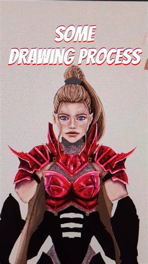 Digital Art Drawing process Medieval Fantasy Knight #art #sketch #medievalknight #knight #holy