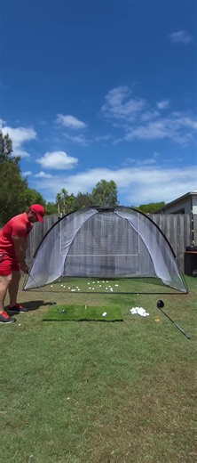 Upgraded Backyard Golf Setup