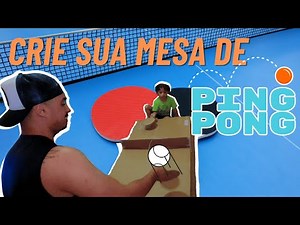 Como Fazer uma Mesa de Ping Pong com Caixa de Papelão: Tutorial Completo!