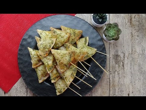 Tortilla samosas on stick: the traditional recipe on stick!