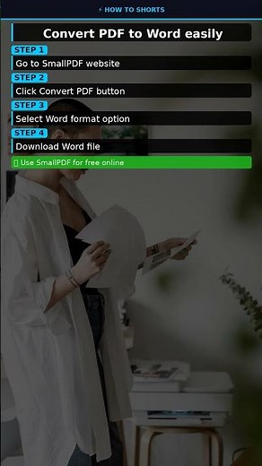PDF to Word #Shorts