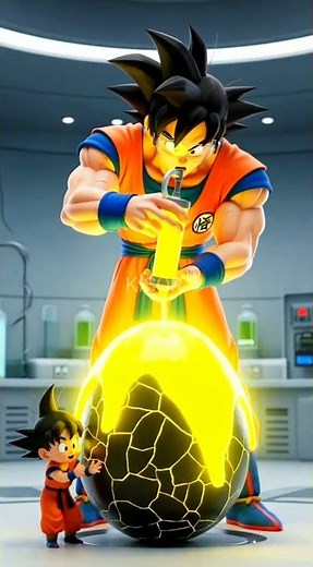 Anime Legends Run! Goku, Naruto, and the Firebird 💥🏃‍♂️🦊 #shorts