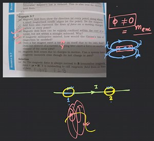 [Solved] (a) Magnetic field lines show the direction (at every ... | Filo