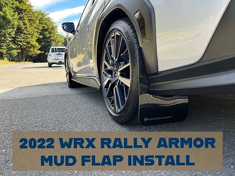 2022+ Subaru WRX Rally Armor Mud Flap Install