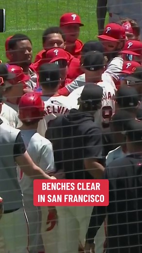 Bryce Harper Sparks Bench-Clearing Brawl in Giants-Phillies Game