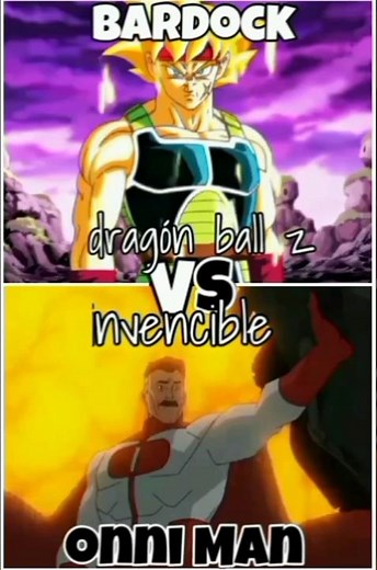 Bardock vs omni man...