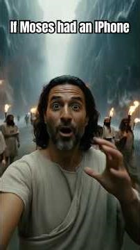 If Moses had an IPhone 🤣🤣🤣 #ai #veo3 #sora2