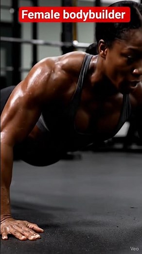 American Female Bodybuilder’s Insanely Fast Push-Ups | Pure Strength & Power 💪🔥