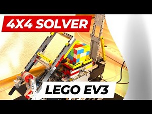 4x4 Rubiks Cube Solver with LEGO MINDSTORMS