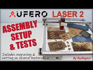 Ortur AUFERO LASER 2 (Engraving & Cutting Machine) - Assembly, Tests and Review