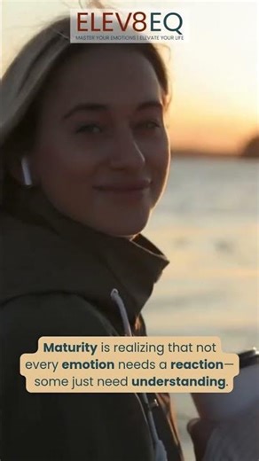 Not every feeling needs a reaction. 🤔 Sometimes, all your emotions need is a little understanding.