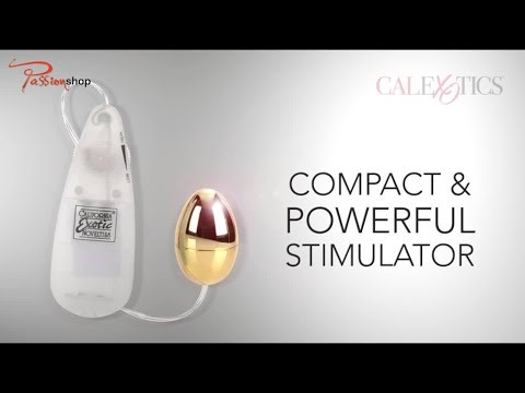 Pocket Exotics Gold Egg by CalExotics | Shimmering Multi-Speed Egg Demo