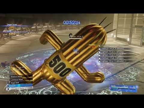 Final Fantasy VII Rebirth - Cactuar Crush 2nd Trial (Aerith - Hard Mode) - 6320 Points