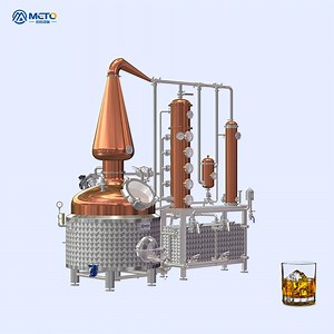[Hot Item] Column Still 150L 300L 500L Distillation Equipment Whiskey Rum Red Copper Gin Vodka Brewing Distillery
