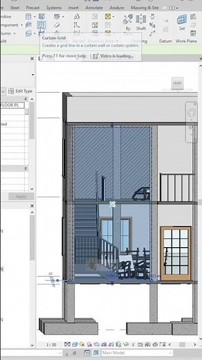 How to create curtain walls in Revit?