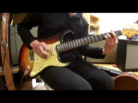 Fender Stratocaster 1963年製 フレット交換後のサウンドチェック ゲインブースト