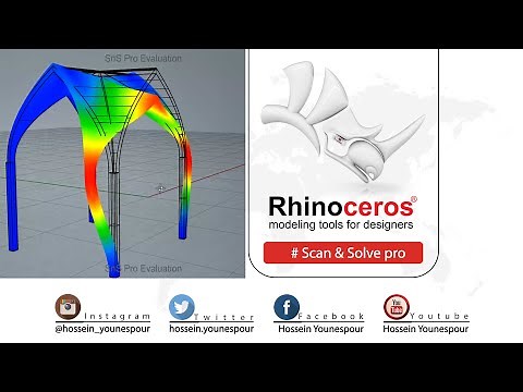 Rhinoceros tutorial: how to Computing model with scan & solve pro in rhinoceros!