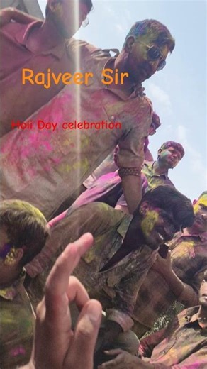 springboard academy Holi program|rajveer sir dance Abhishek sir dance #springboard #holiday #shorts